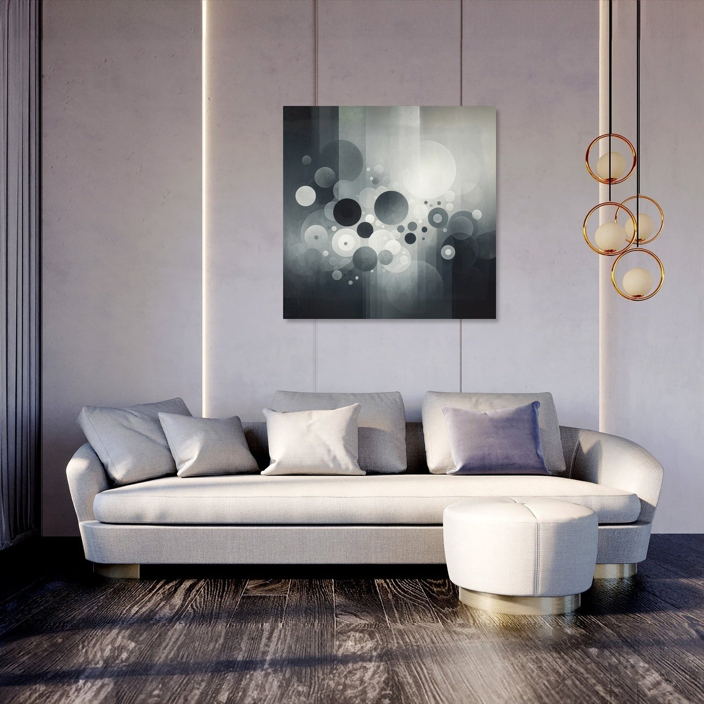 Serene Geometrics Canvas