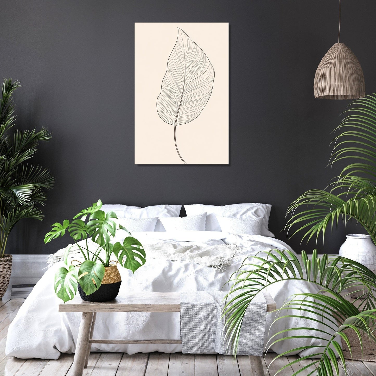 Tropical Vein Harmony Canvas