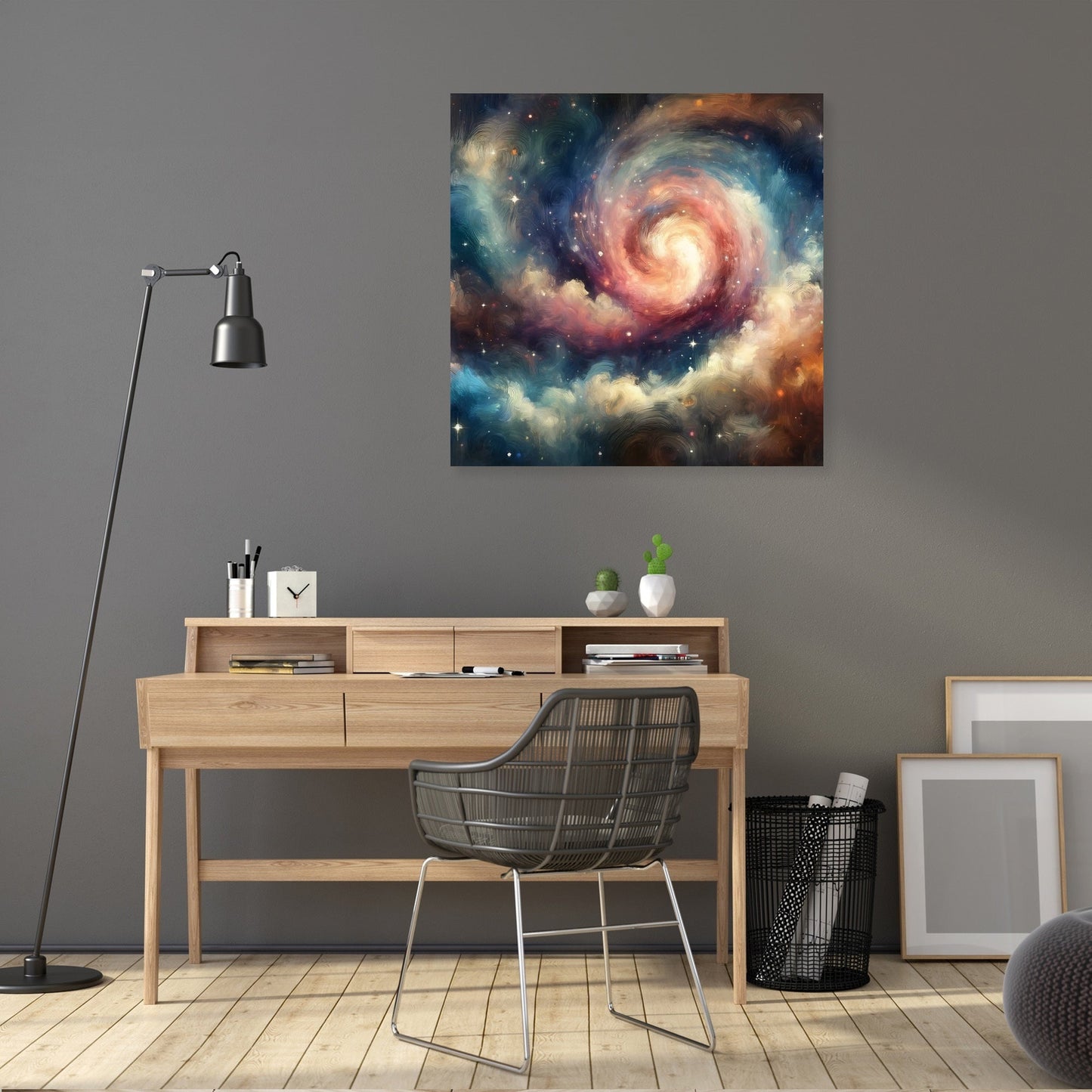 Galactic Swirls Canvas