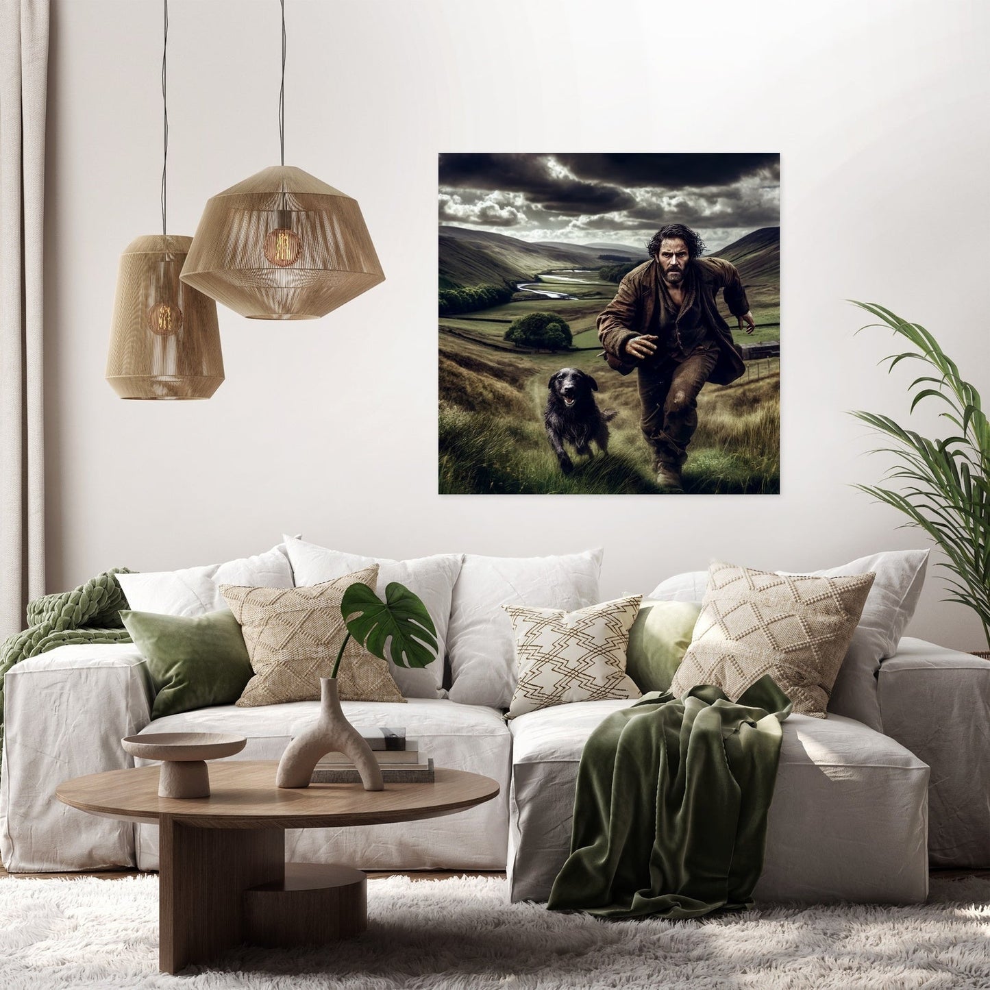 Fugitive's Flight Canvas