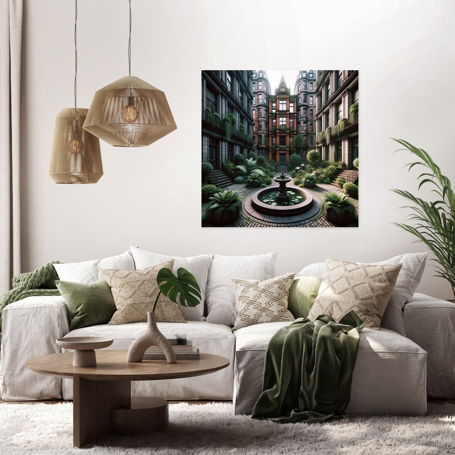Victorian Oasis Glasgow Canvas