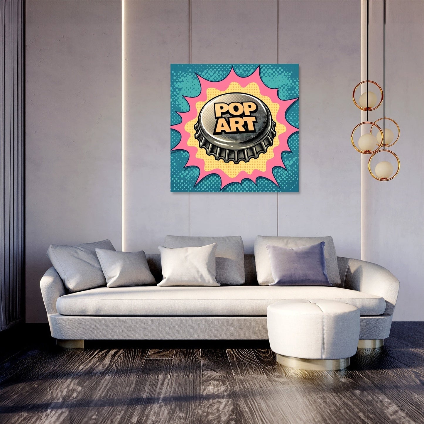 Pop Art Cap Canvas