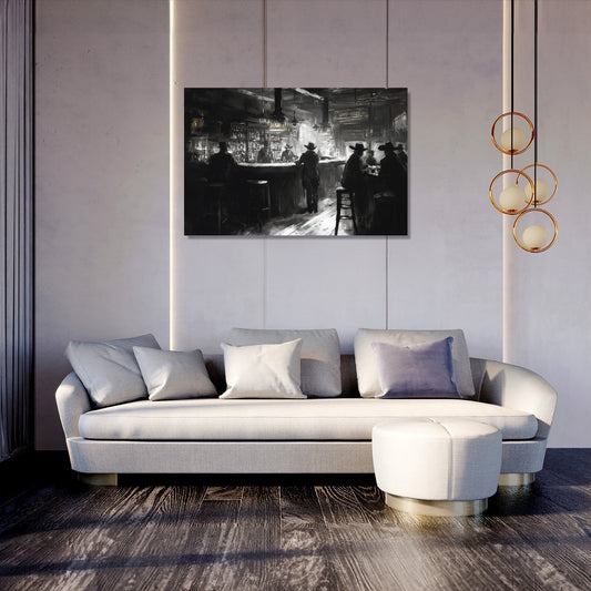 Western Saloon Canvas