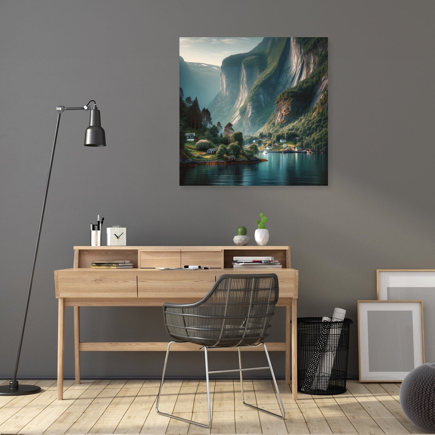 Tranquil Fjord Canvas