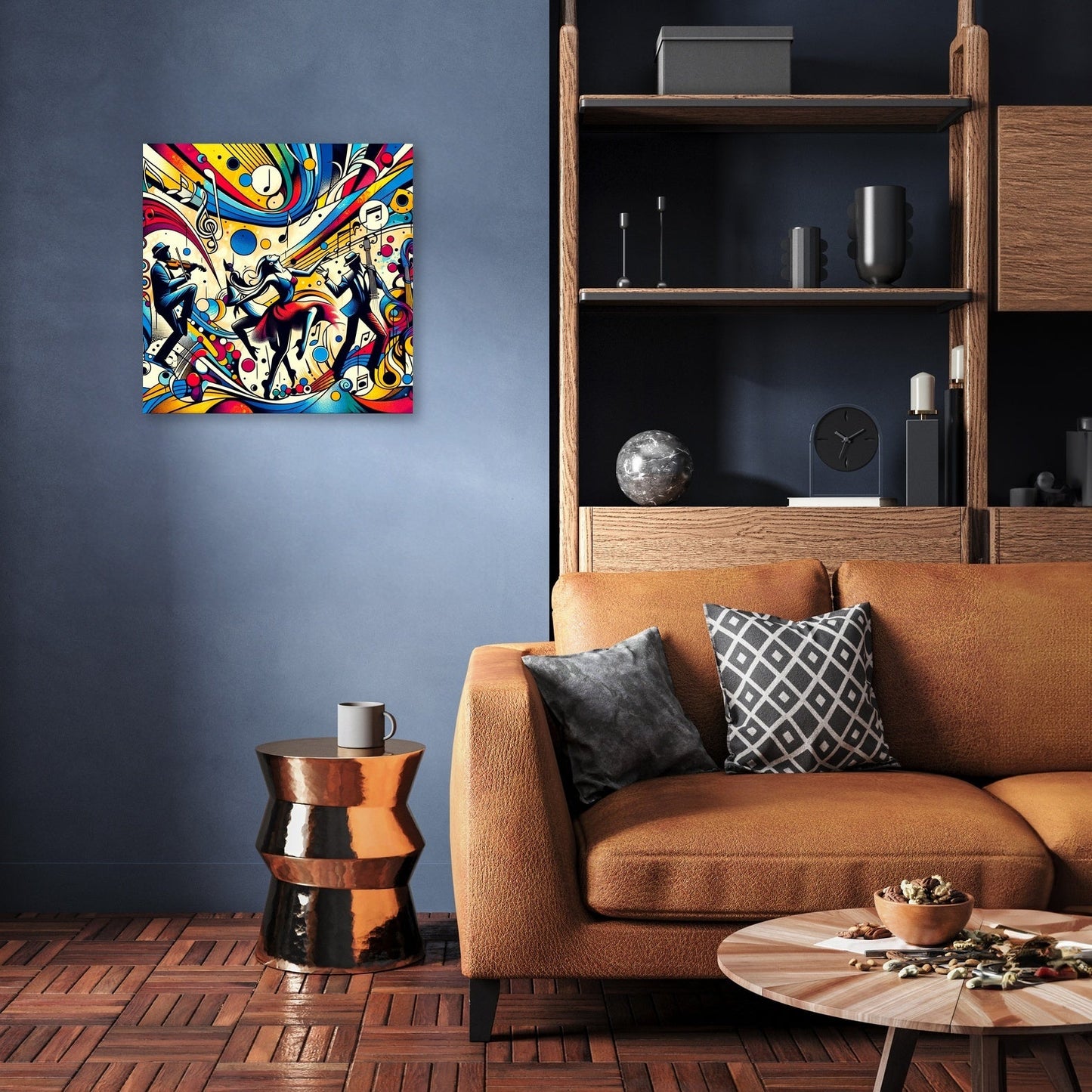Dance Rhythm Art Canvas