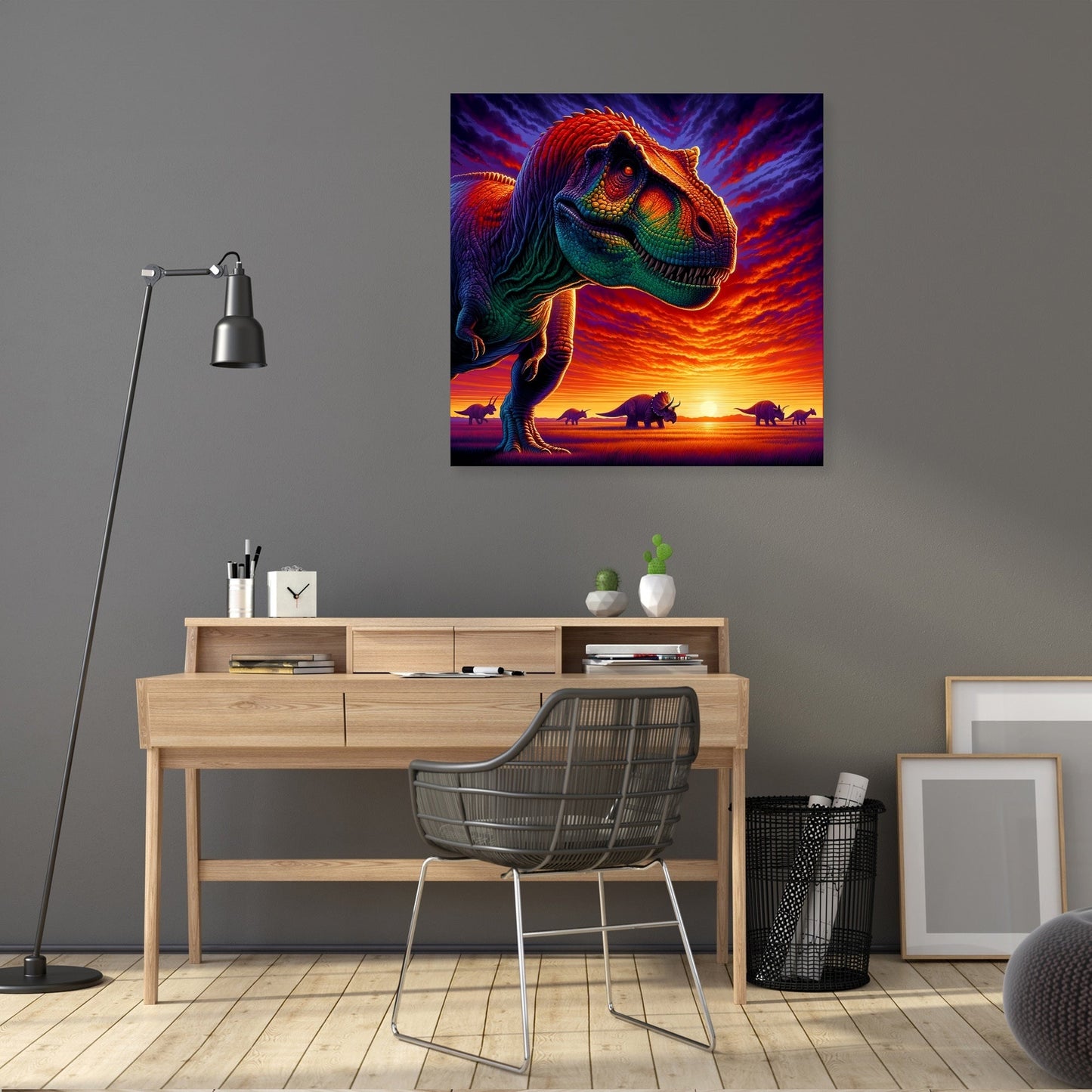 Sunset Majesty Rex Canvas