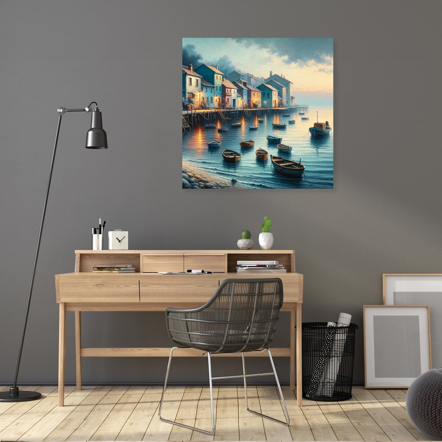 Dusk Harbor Canvas