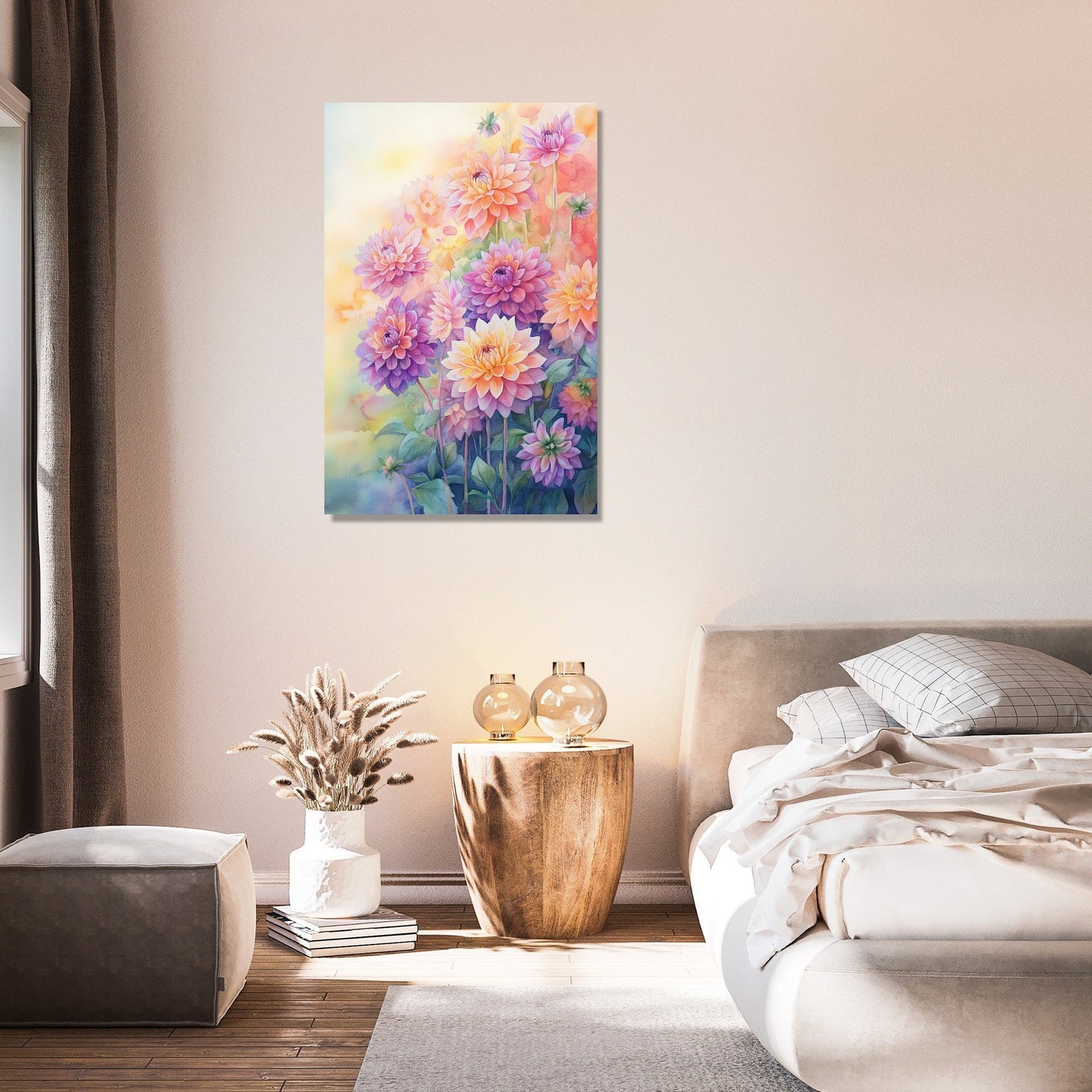 Dahlia Serenity Canvas