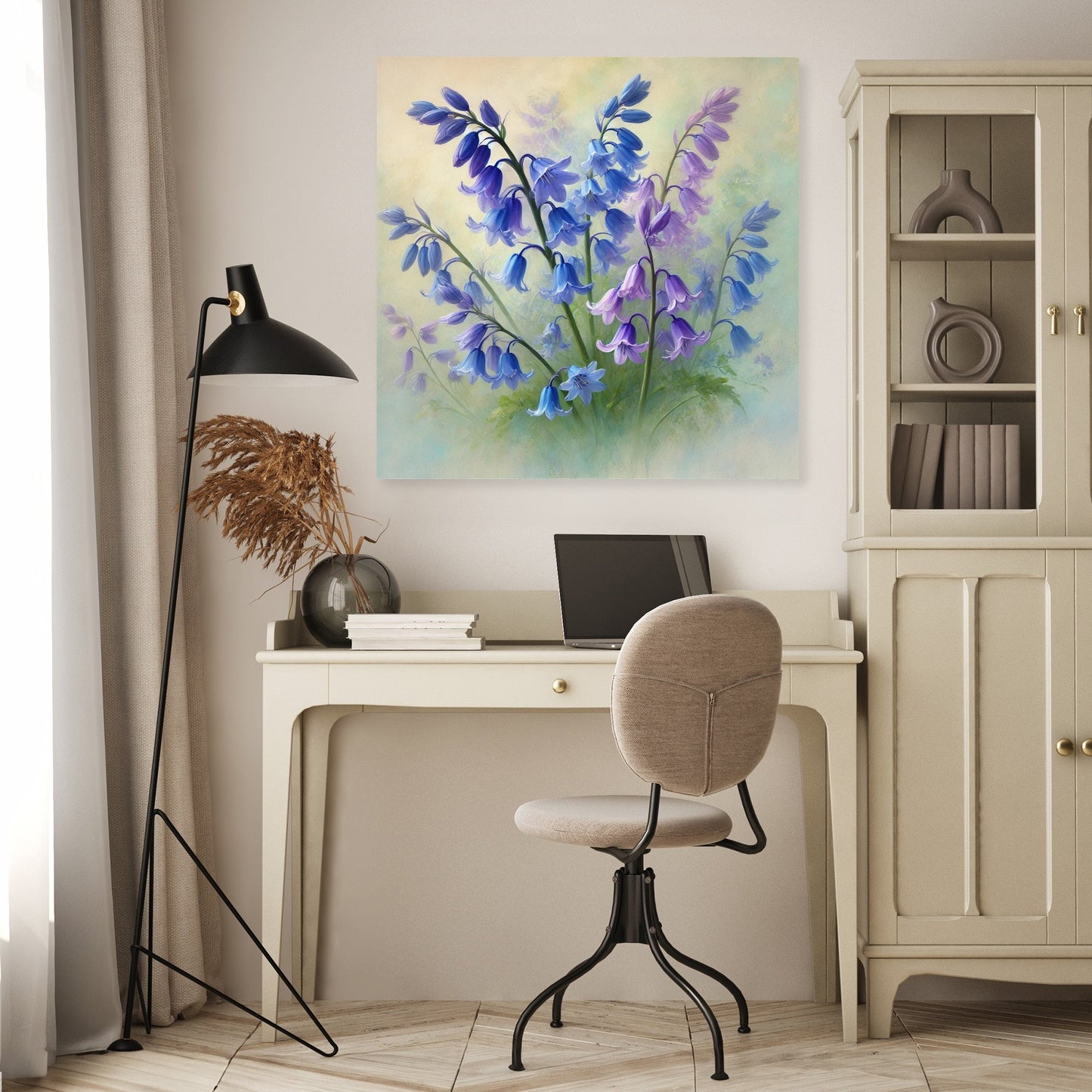 Whispering Bluebells Canvas