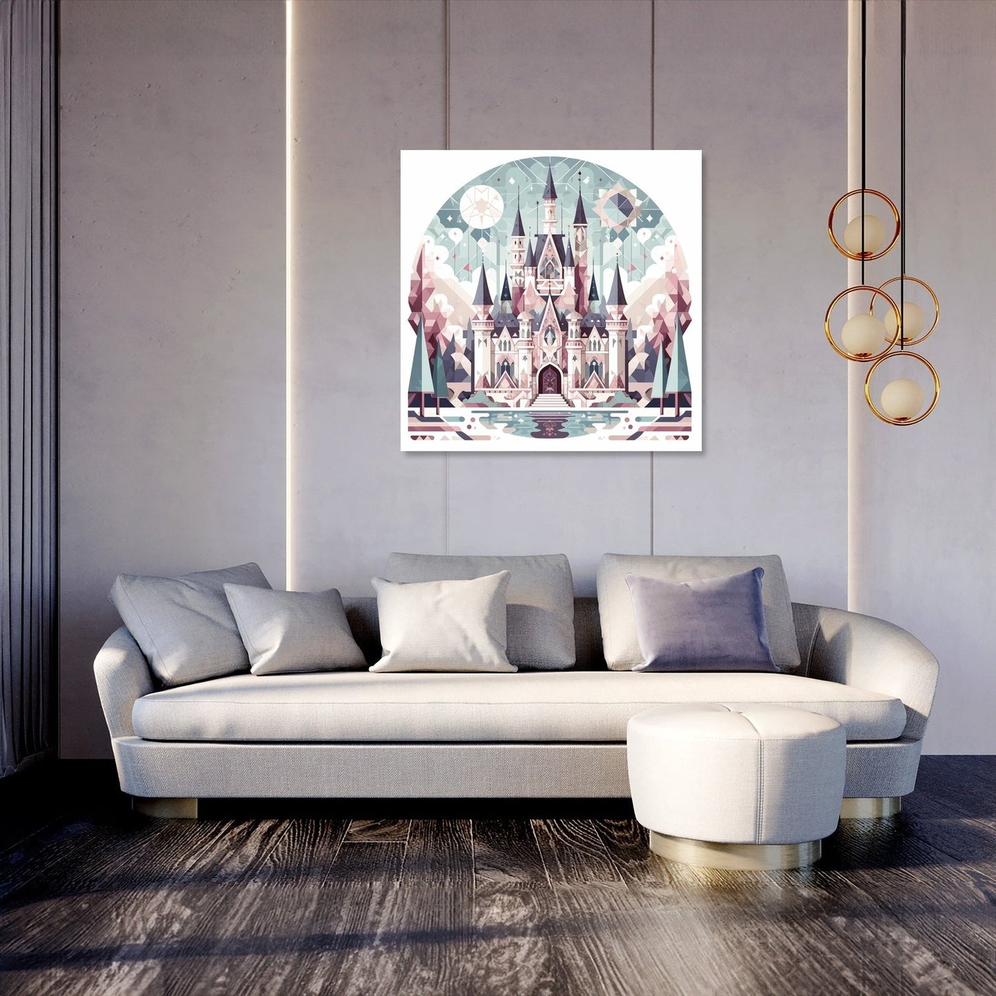 Whimsical Castle Canvas