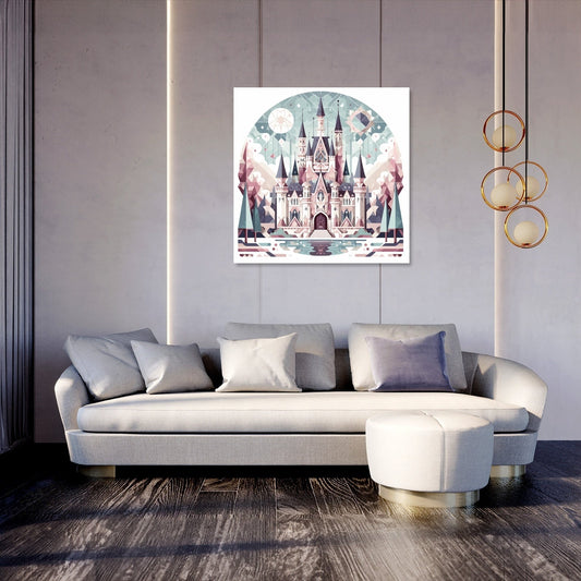 Whimsical Castle Canvas