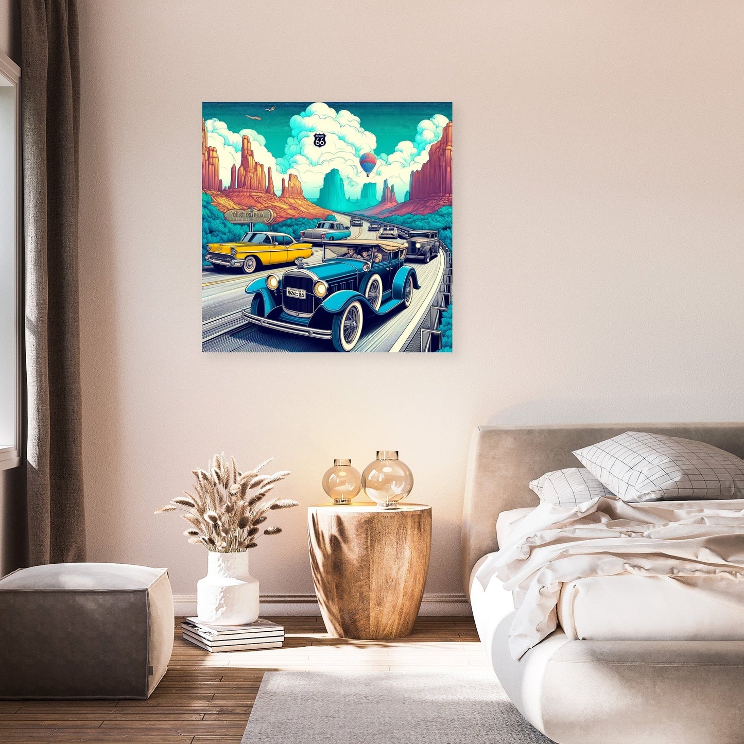 Retro Road Trip Canvas