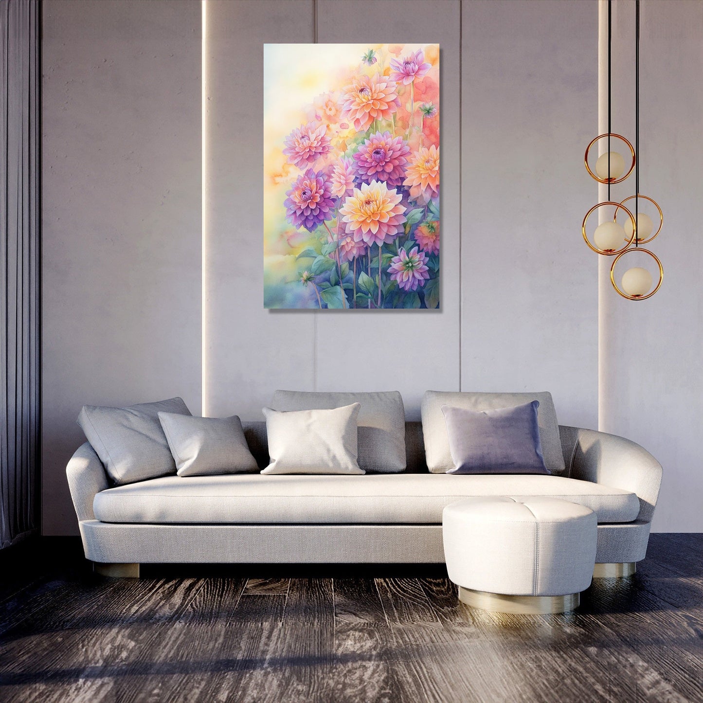 Dahlia Serenity Canvas