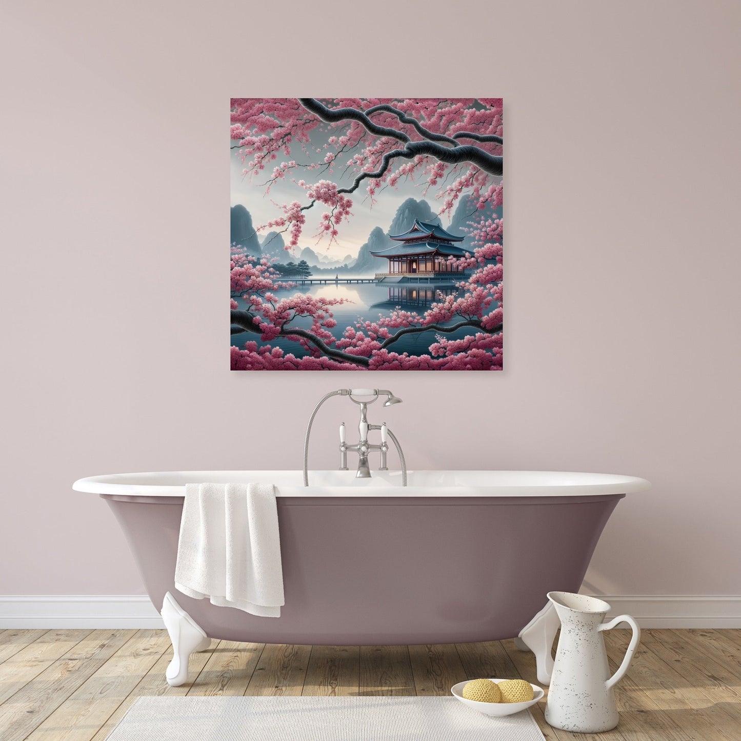 Zen Temple Serenity Canvas
