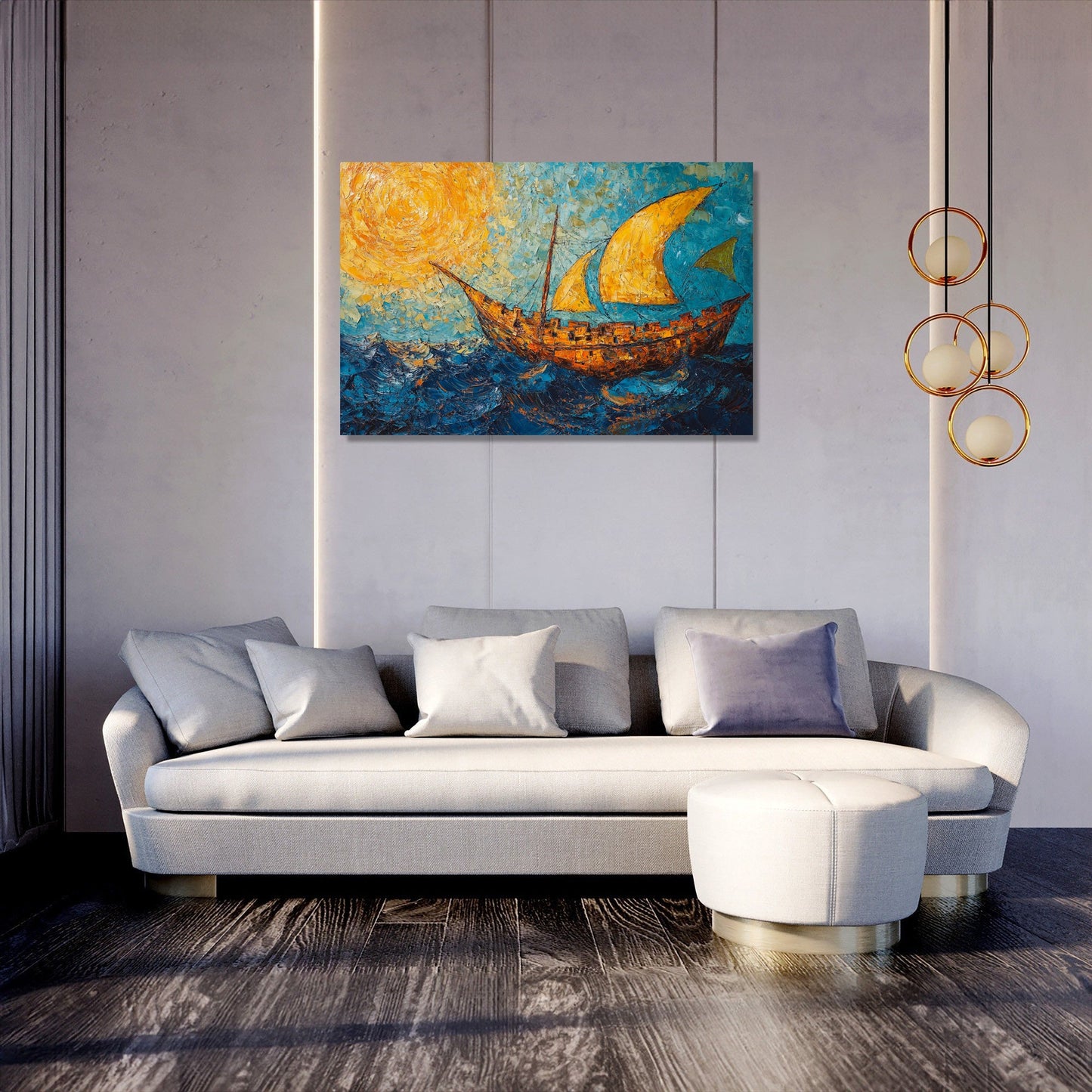 Golden Voyage Canvas