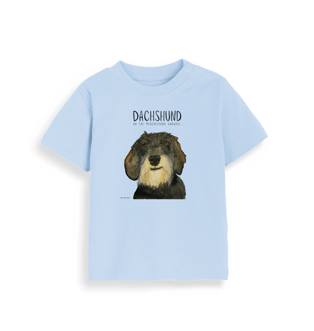 Wire HairedDachshund Baby Tee – Small But Mighty!