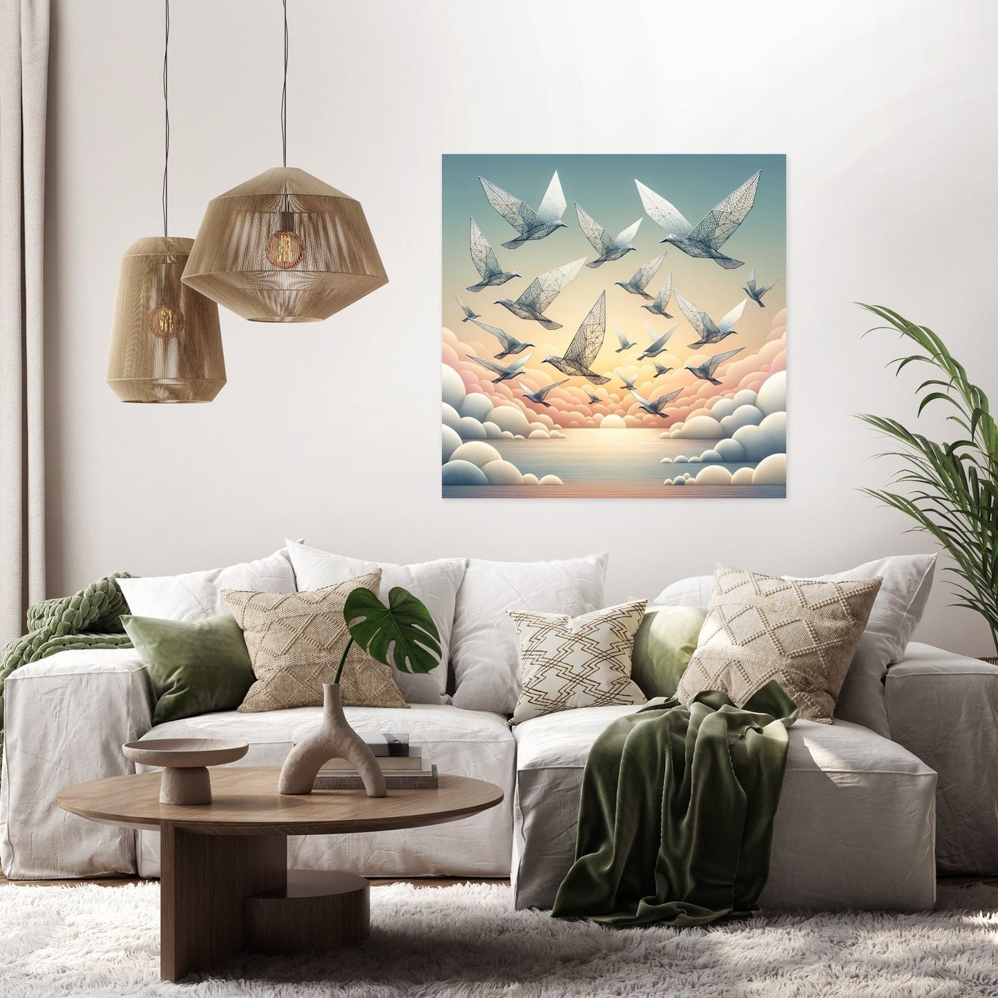 Avian Geometry Canvas