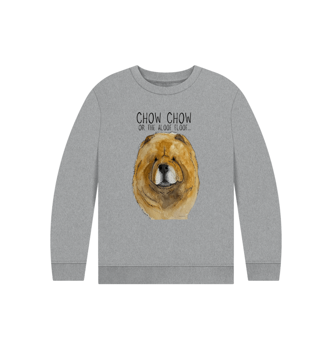 Cozy Red Chow Chow Sweatshirt for Kids – Fluff and Fun in Every Stitch!