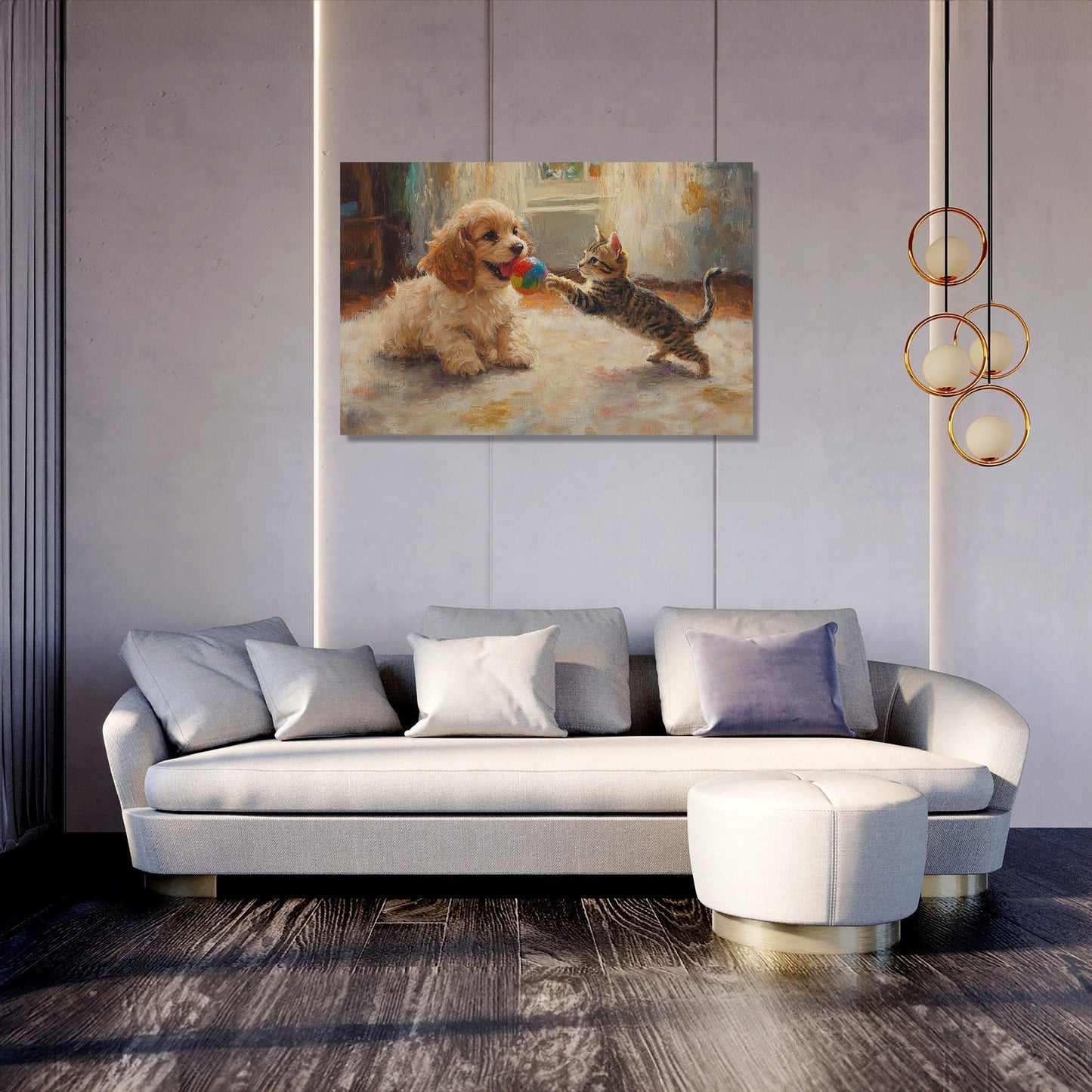 Pet Playful Moments Canvas