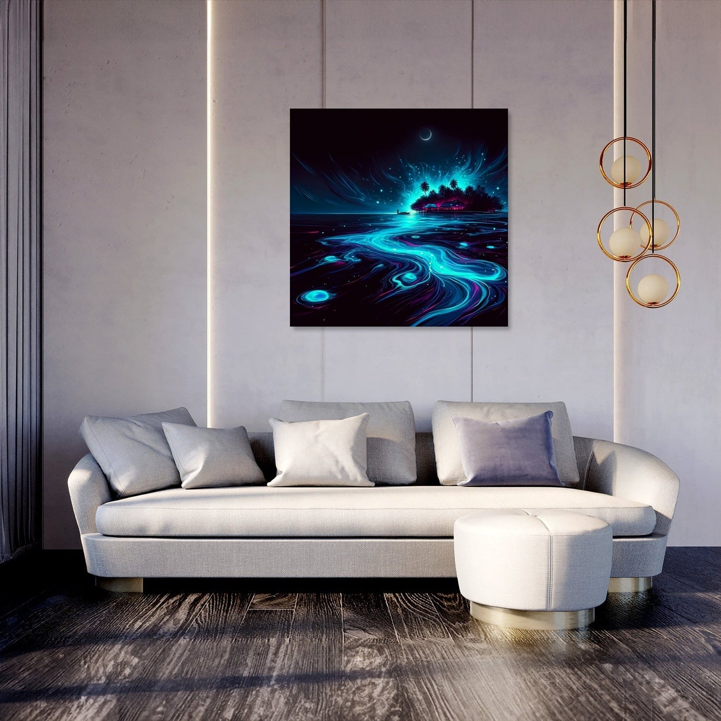 Vaadhoo Island Glow Canvas