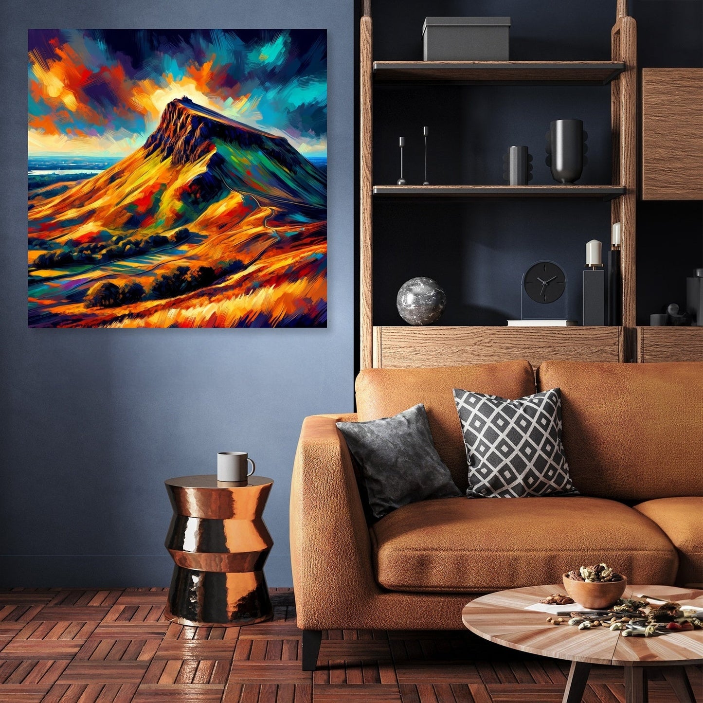 Edinburgh's Vibrant Arthur’s Seat Canvas
