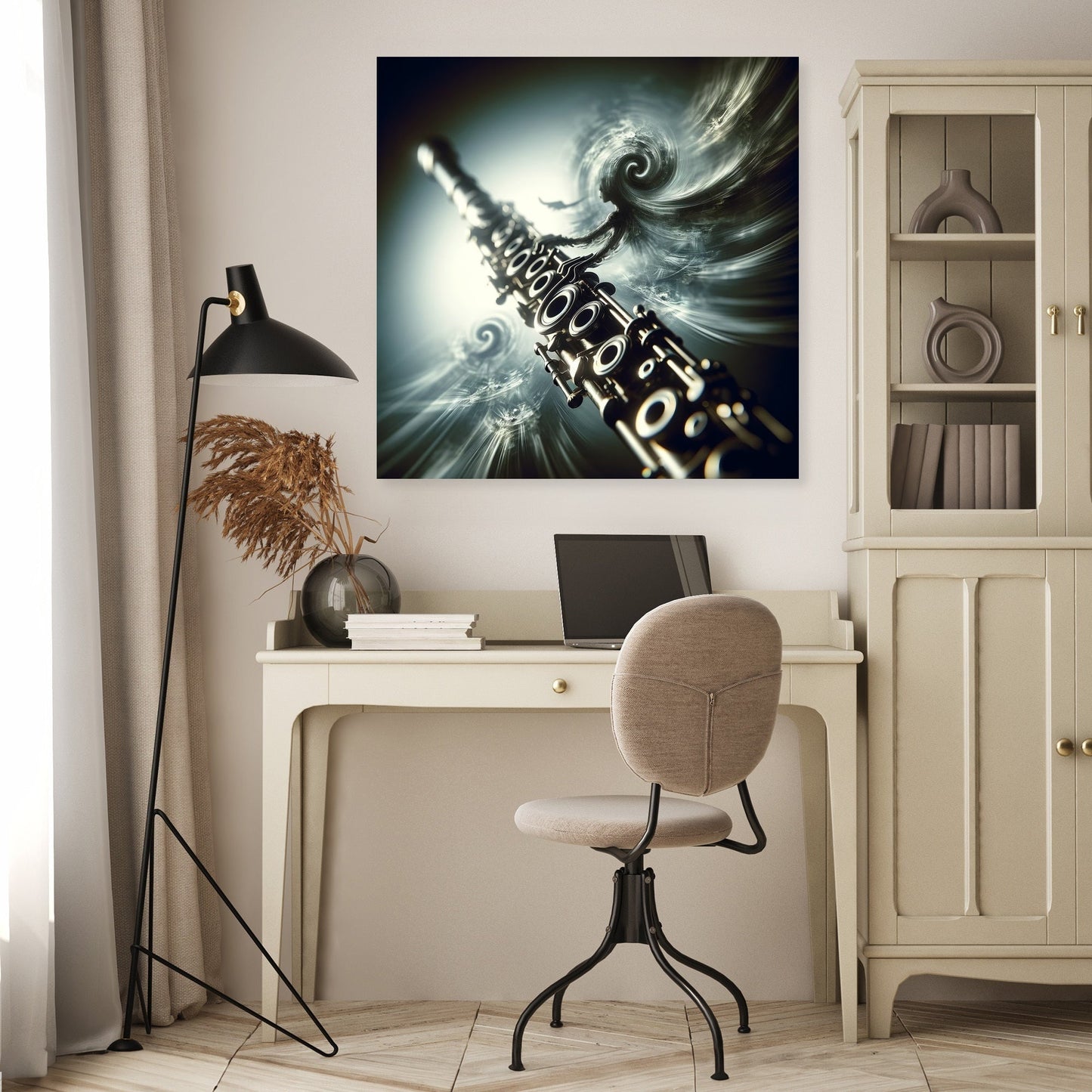 Flute's Flight Canvas