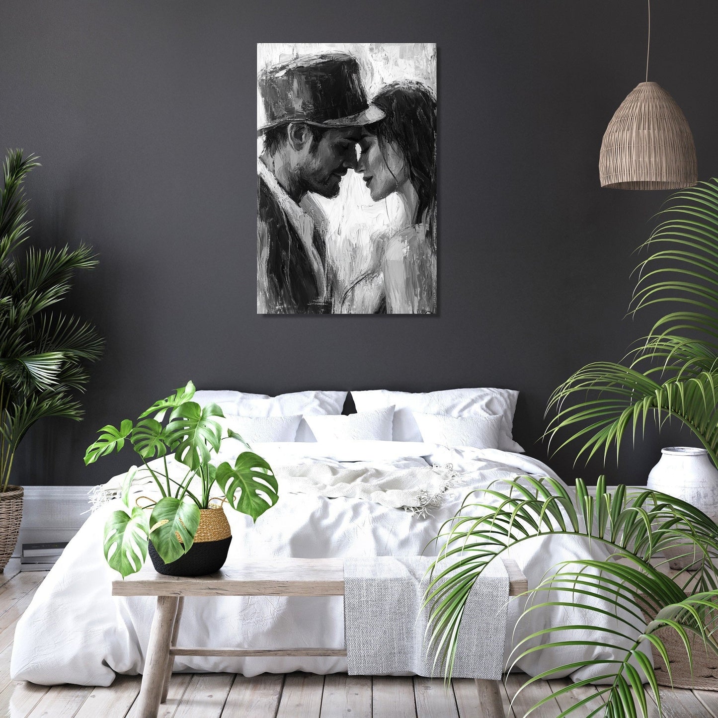 Lovers' Gaze Canvas