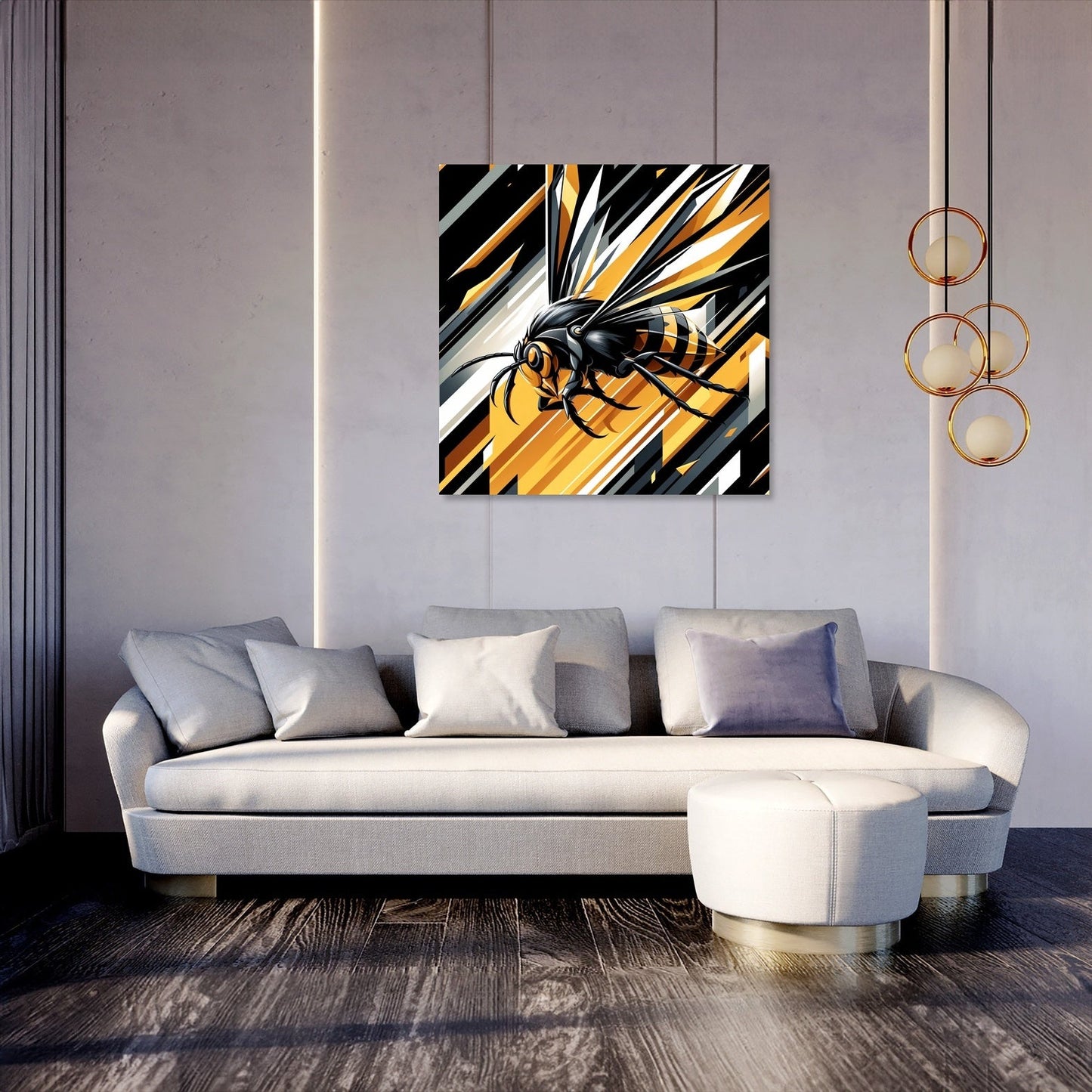 Hornet in Flight Canvas