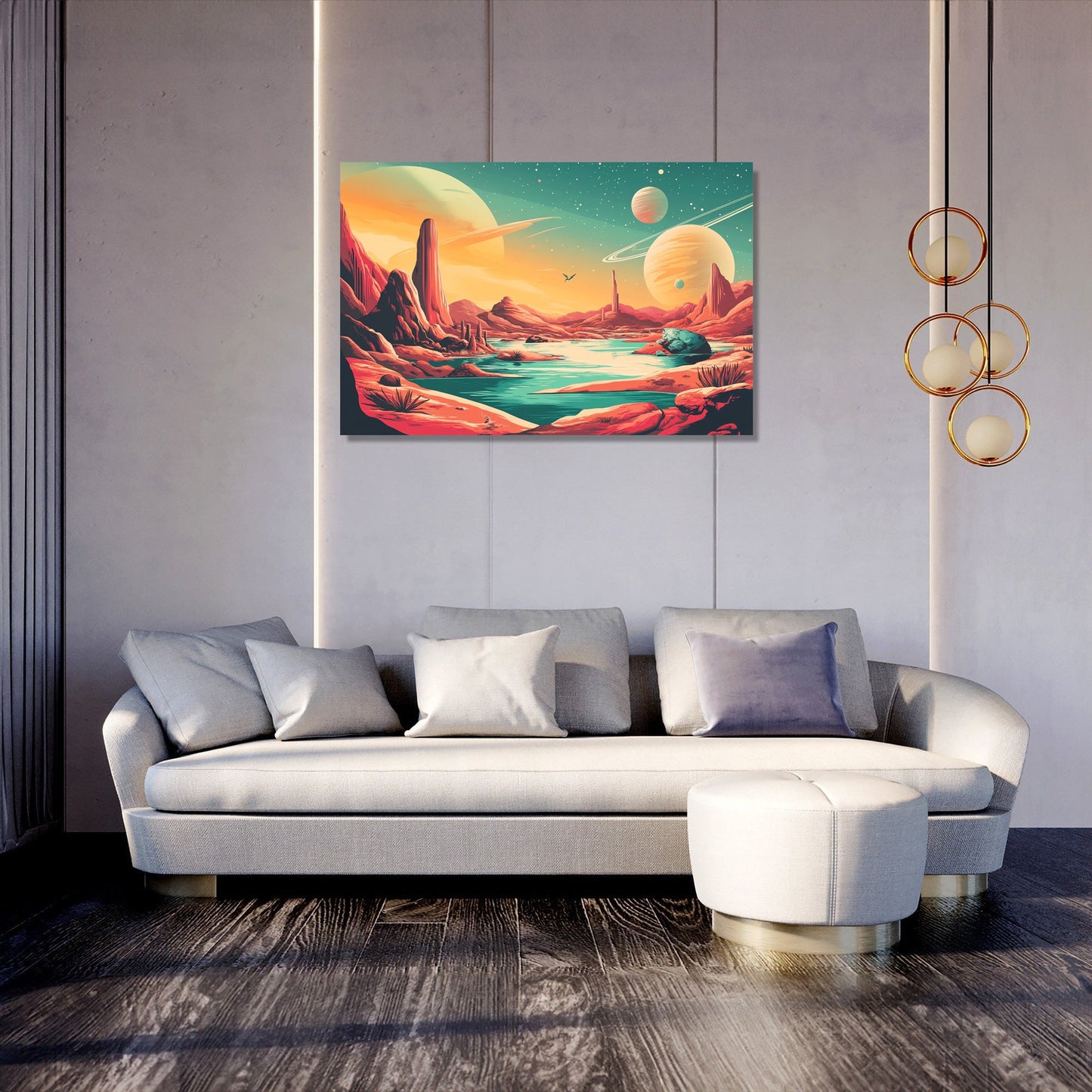 Galactic Flora Canvas