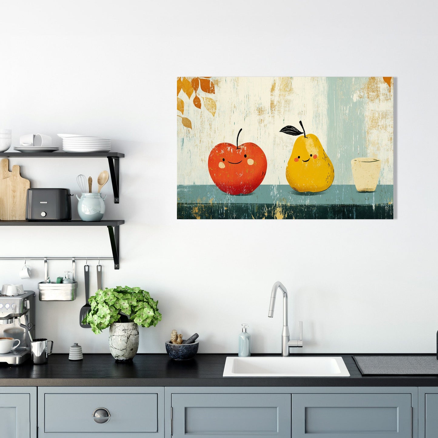 Chatting Fruits Canvas