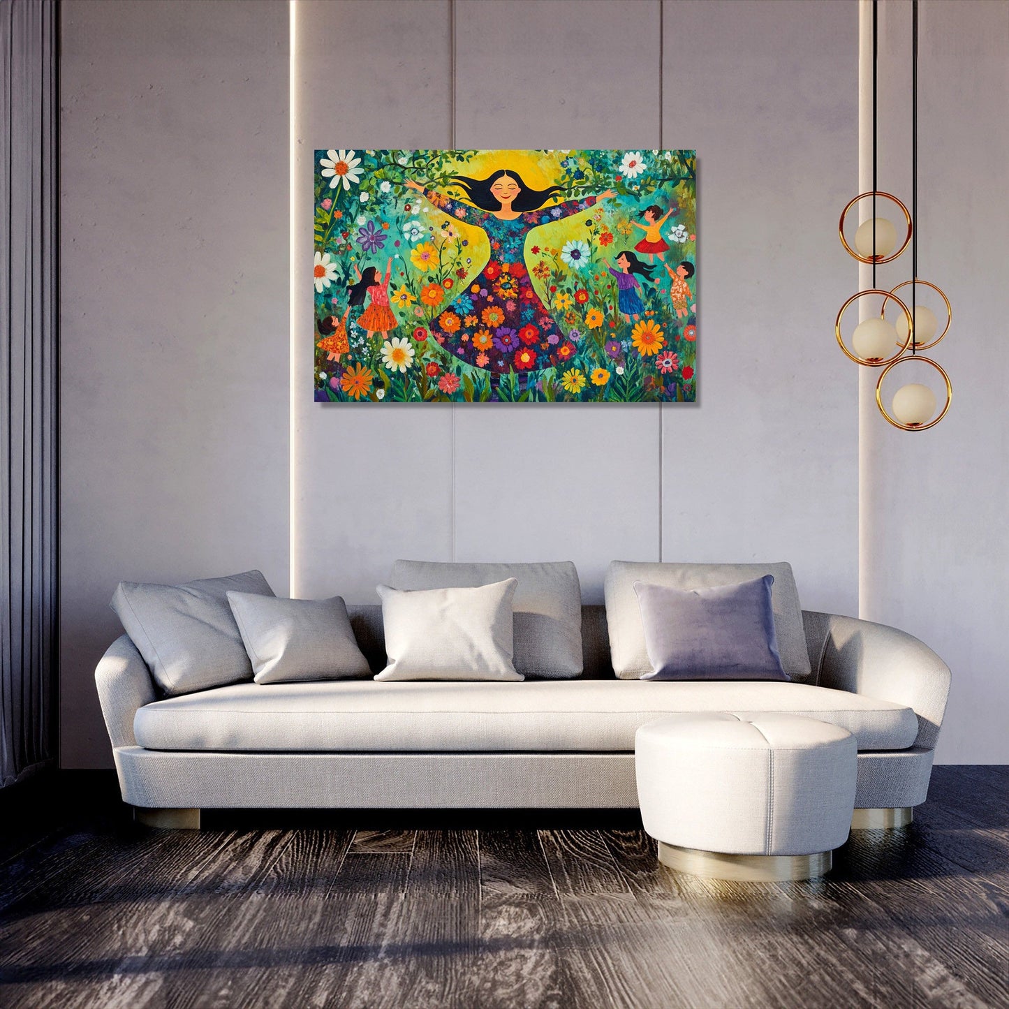 Maternal Garden Canvas