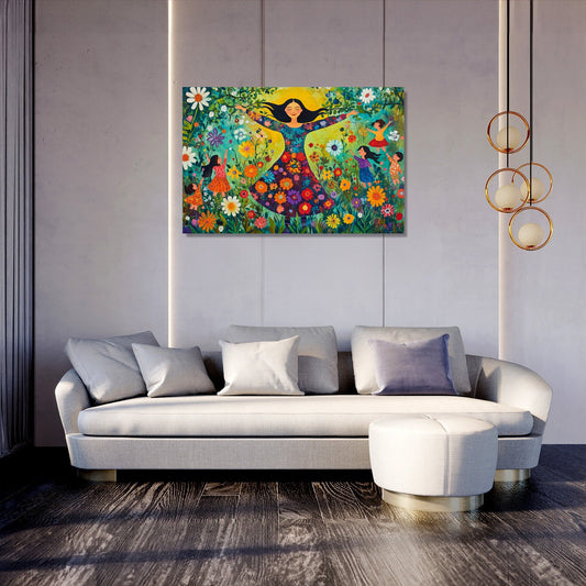 Maternal Garden Canvas