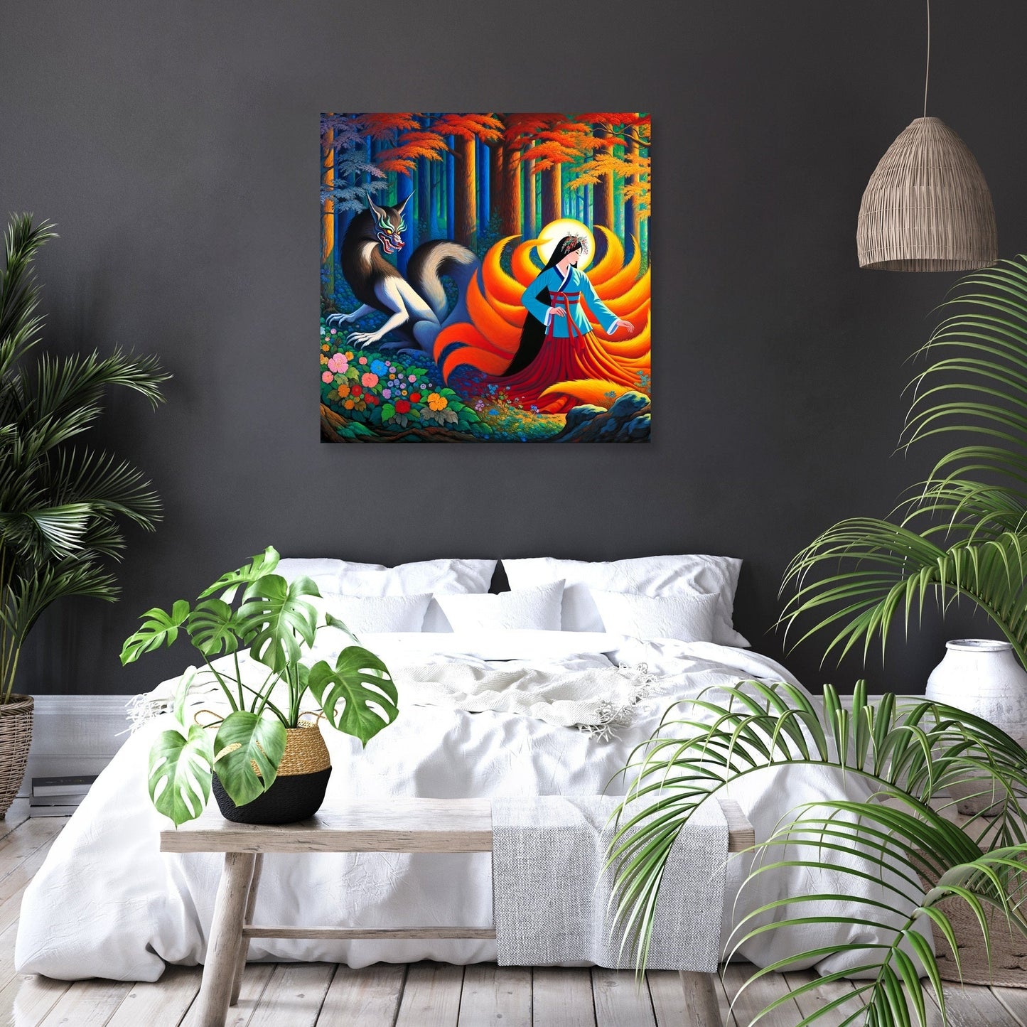 Mythical Transformation Gumiho Canvas