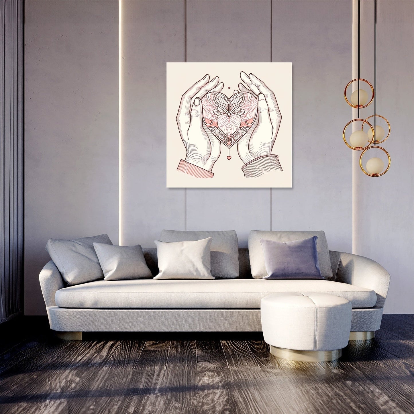 Heartfelt Embrace Canvas