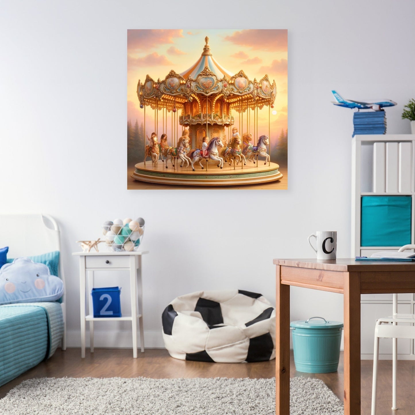 Carousel Magic Canvas