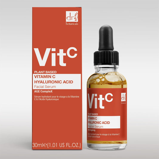 Vitamin C 5% & Hyaluronic Acid 2% Hydrating Facial Serum 30ml
