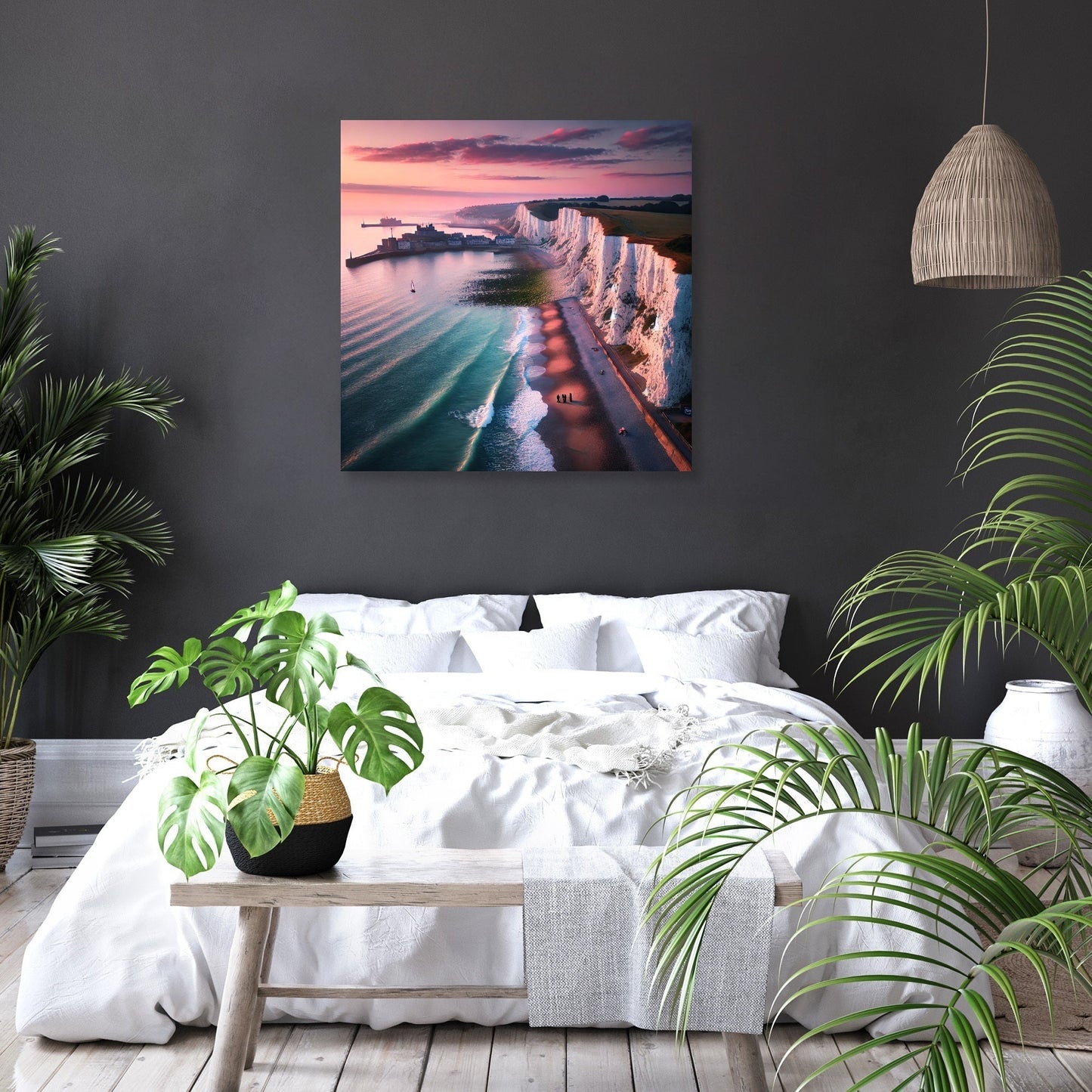 Dover Sunrise Cliffs Canvas