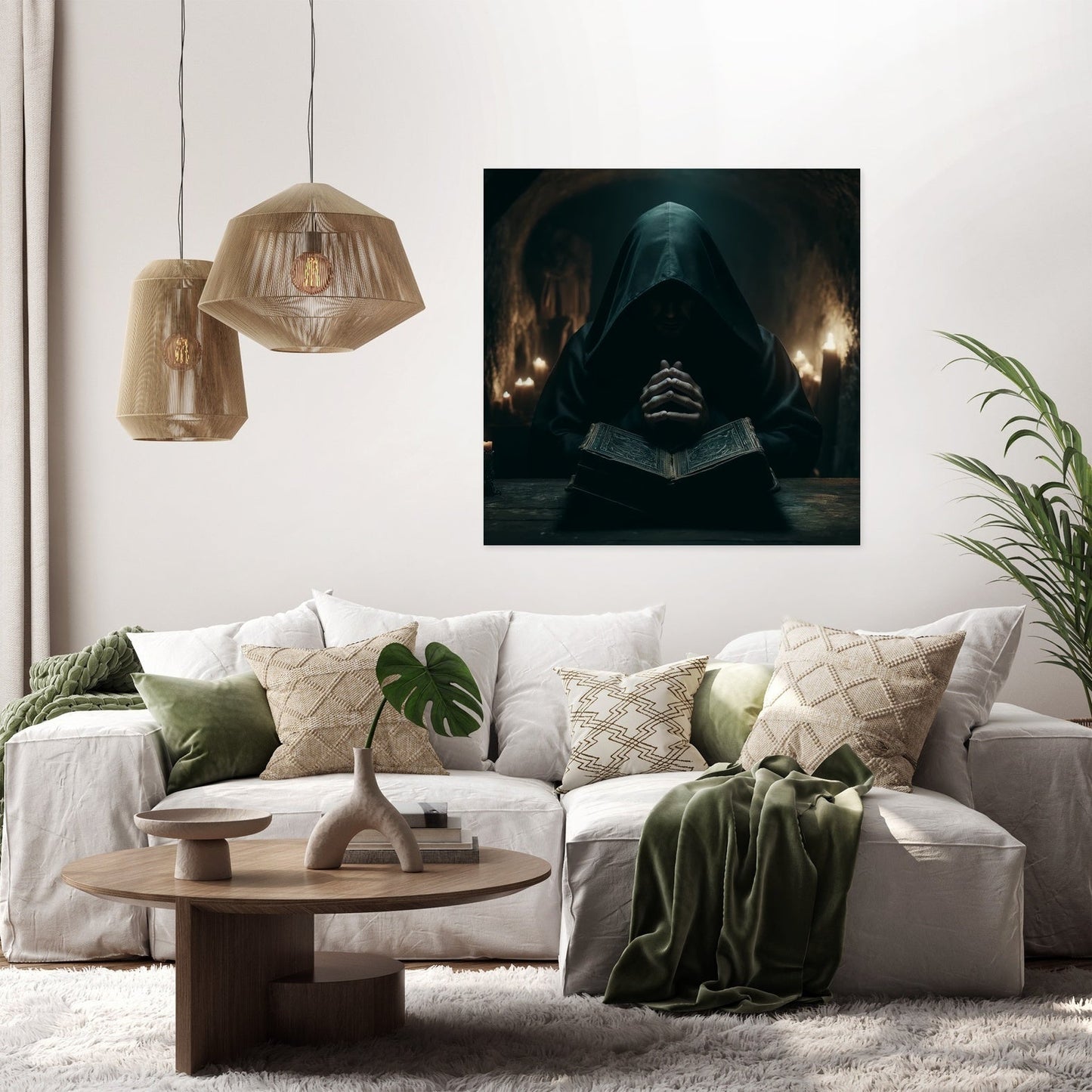 Monastery of Shadows Canvas