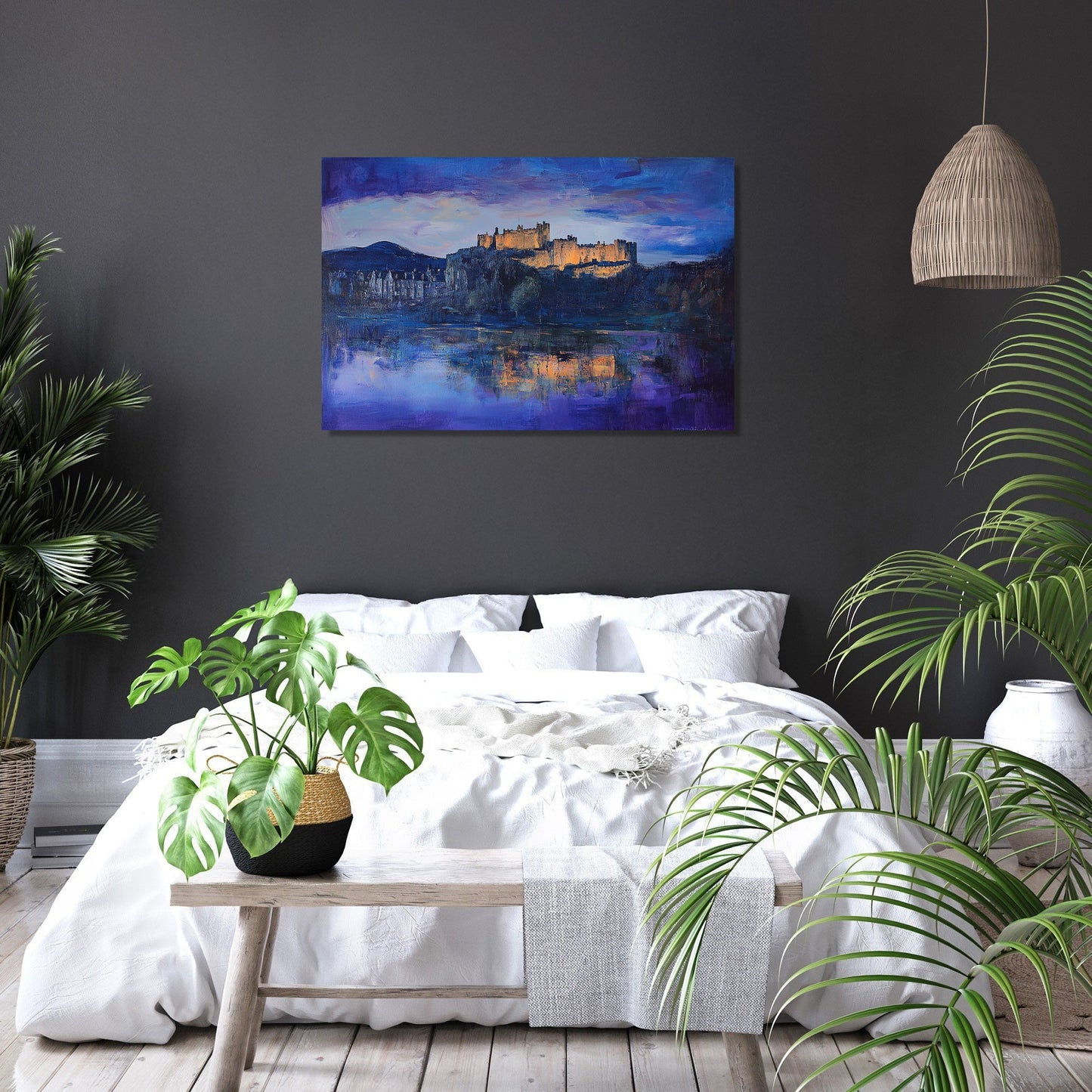 Stirling Castle Twilight Canvas