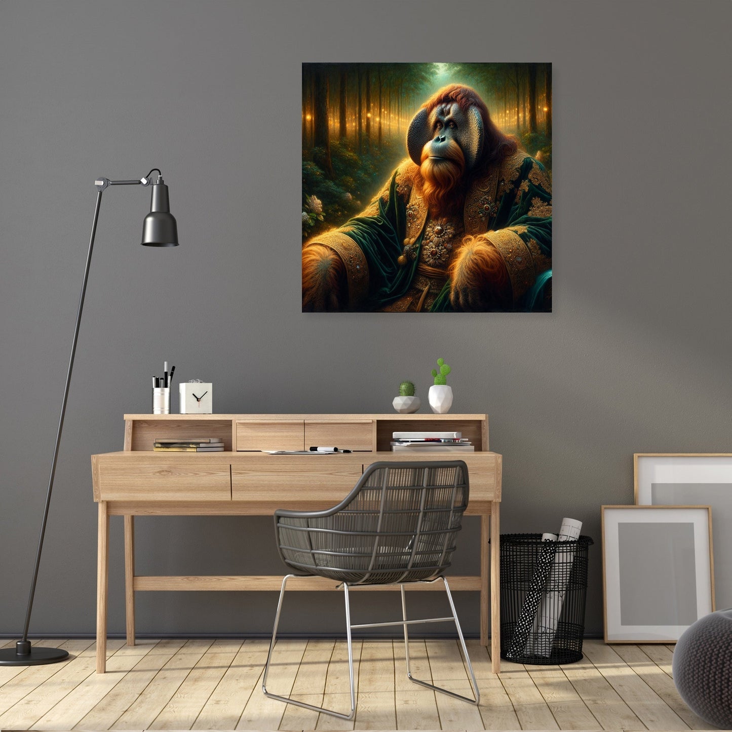 Regal Orangutan Reverie Canvas