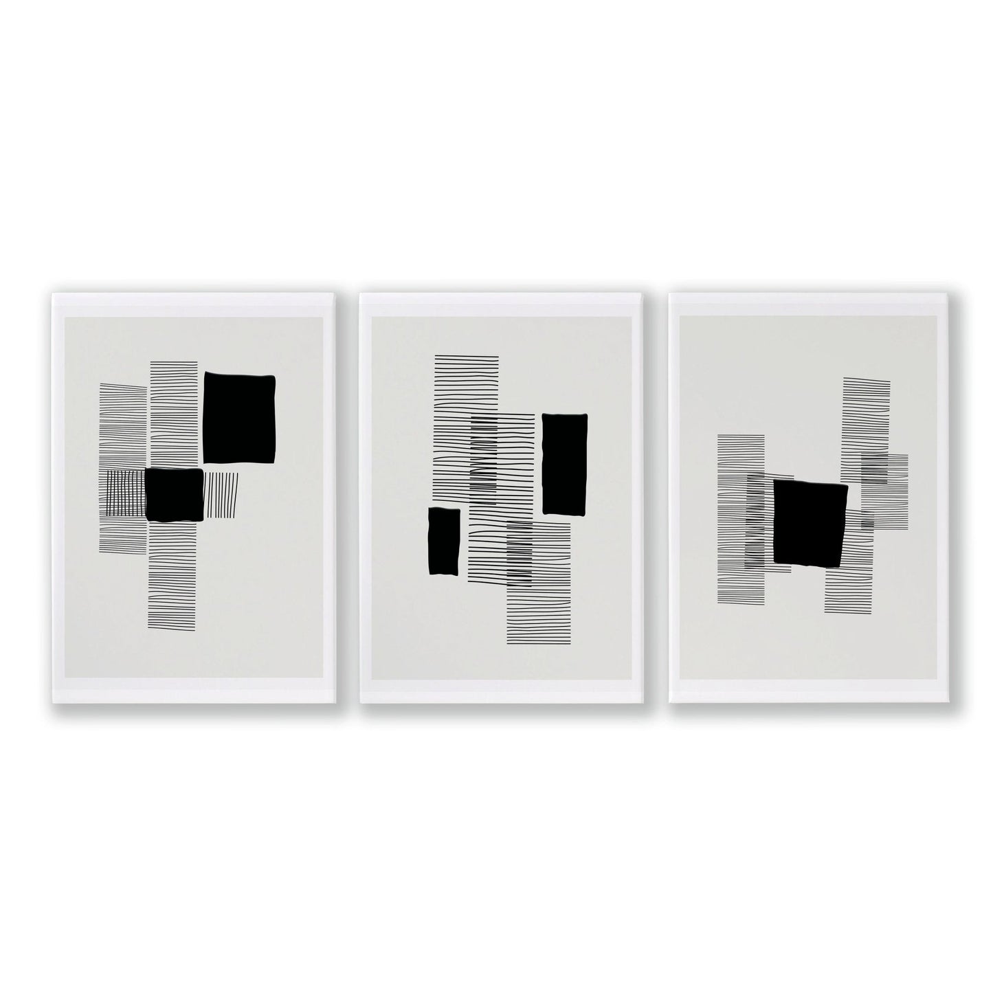 Abstract Art Painting | Set of 3 Abstract Wall art Prints