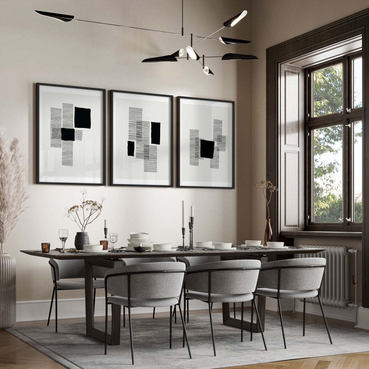 Abstract Art Painting | Set of 3 Abstract Wall art Prints