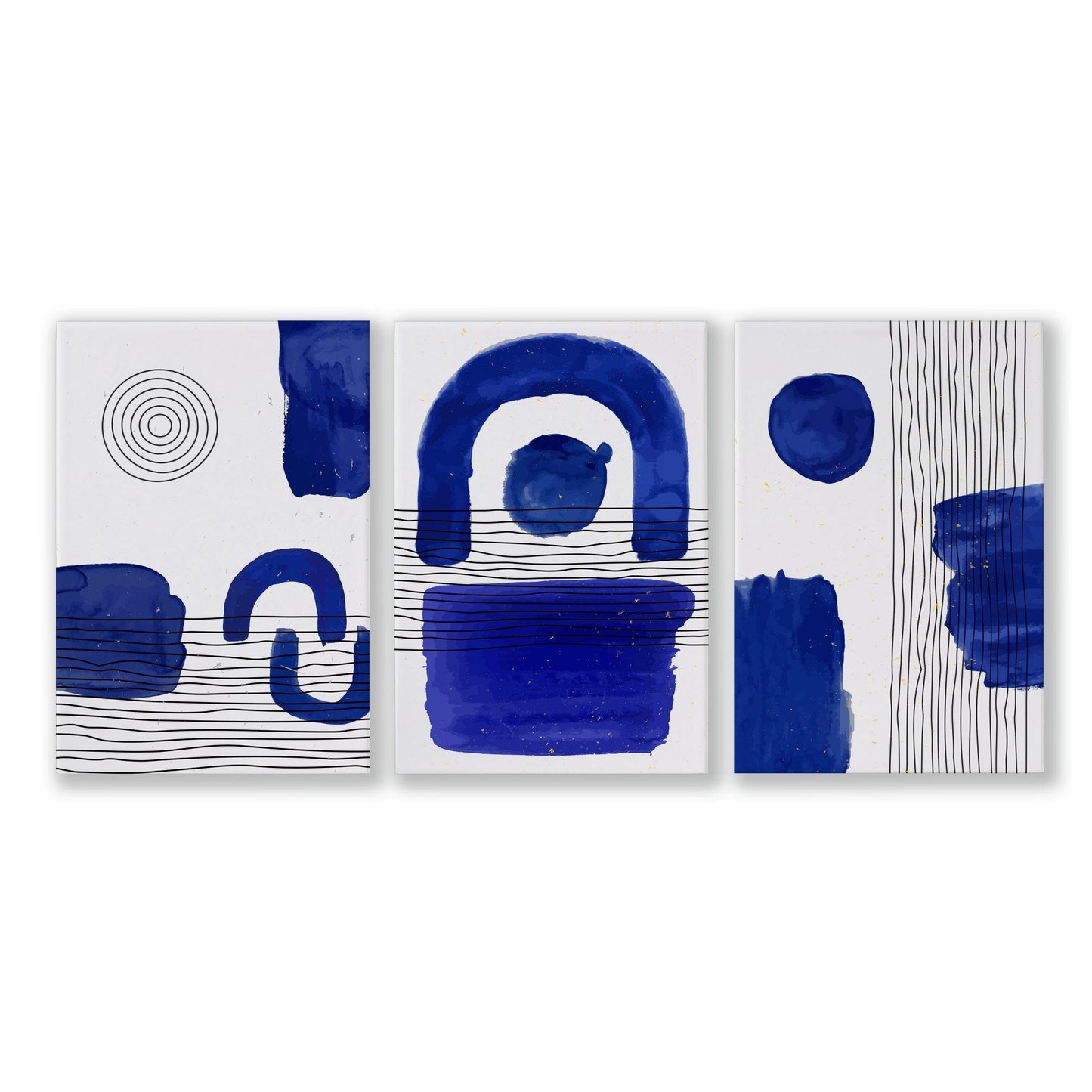 Abstract Art Print | Set of 3 Abstract Wall art Prints