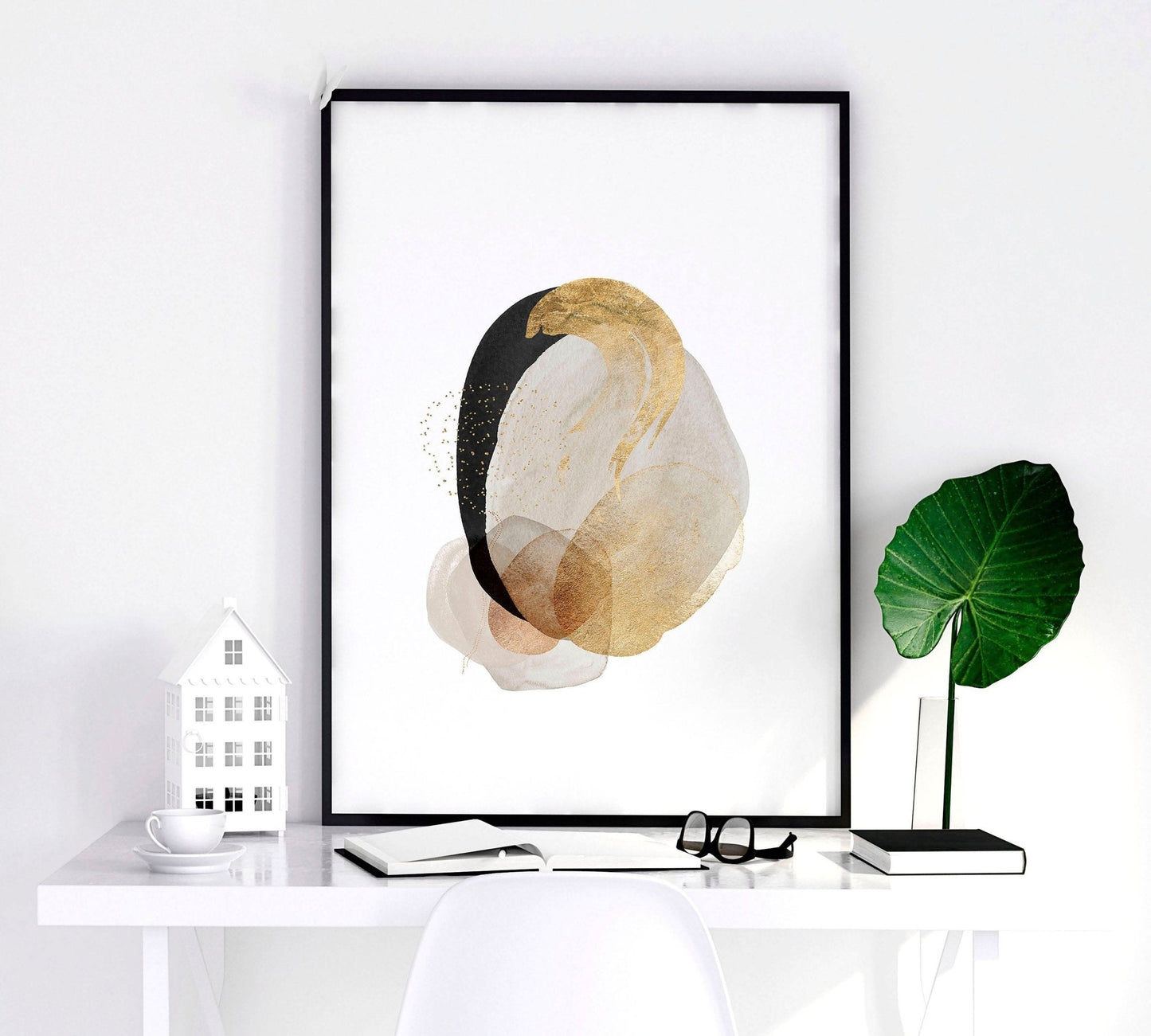 Art prints modern for bedroom | set of 3 wall art prints