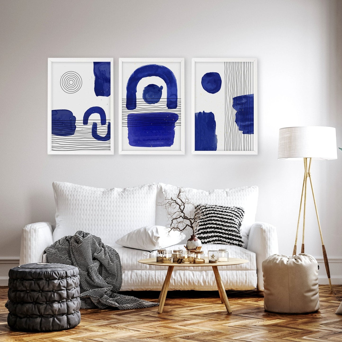 Abstract Art Wall Art | Set of 3 Abstract Wall art Prints