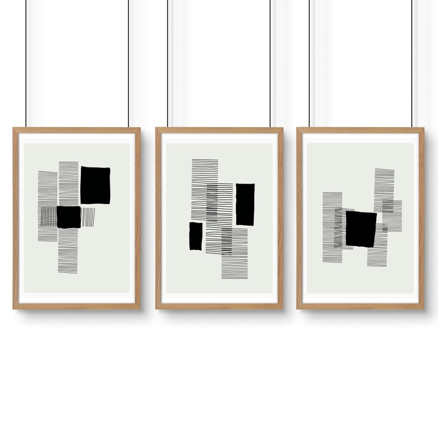 Abstract Artwork Prints | Set of 3 Abstract Wall art Prints