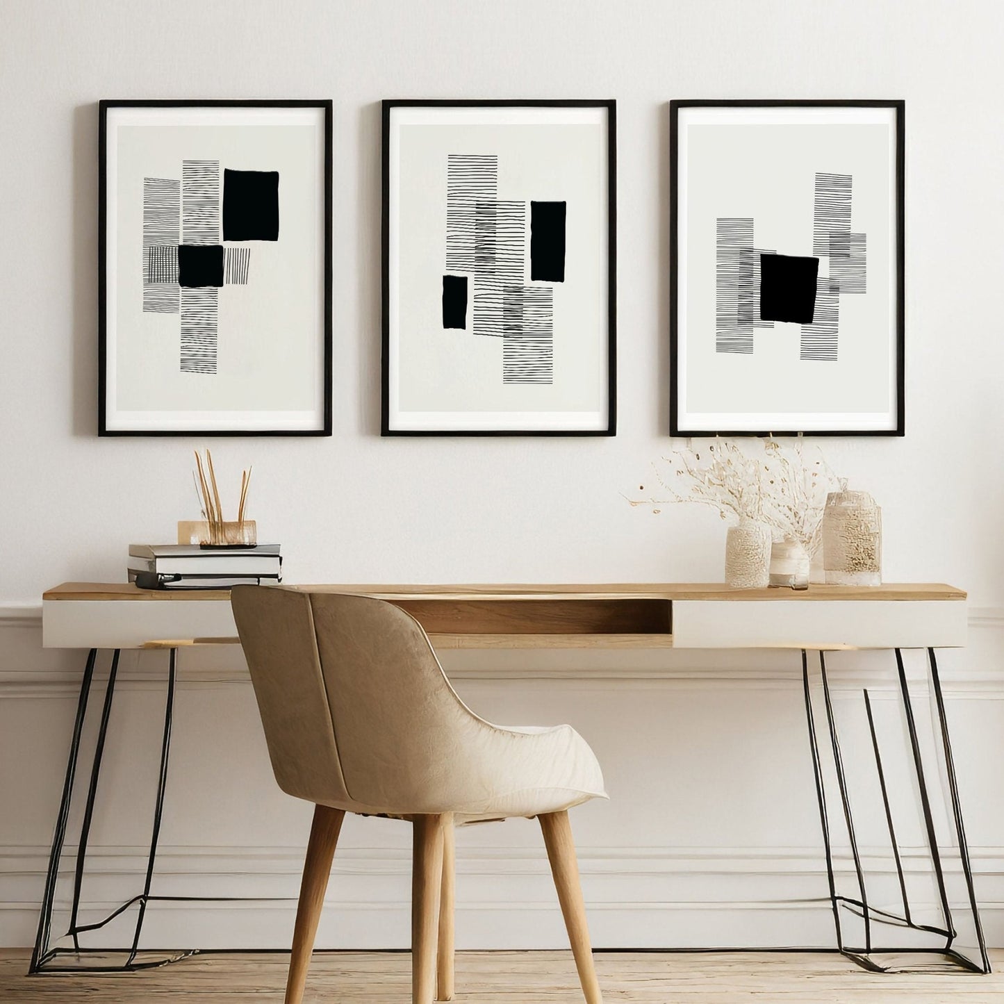Abstract Artwork Prints | Set of 3 Abstract Wall art Prints