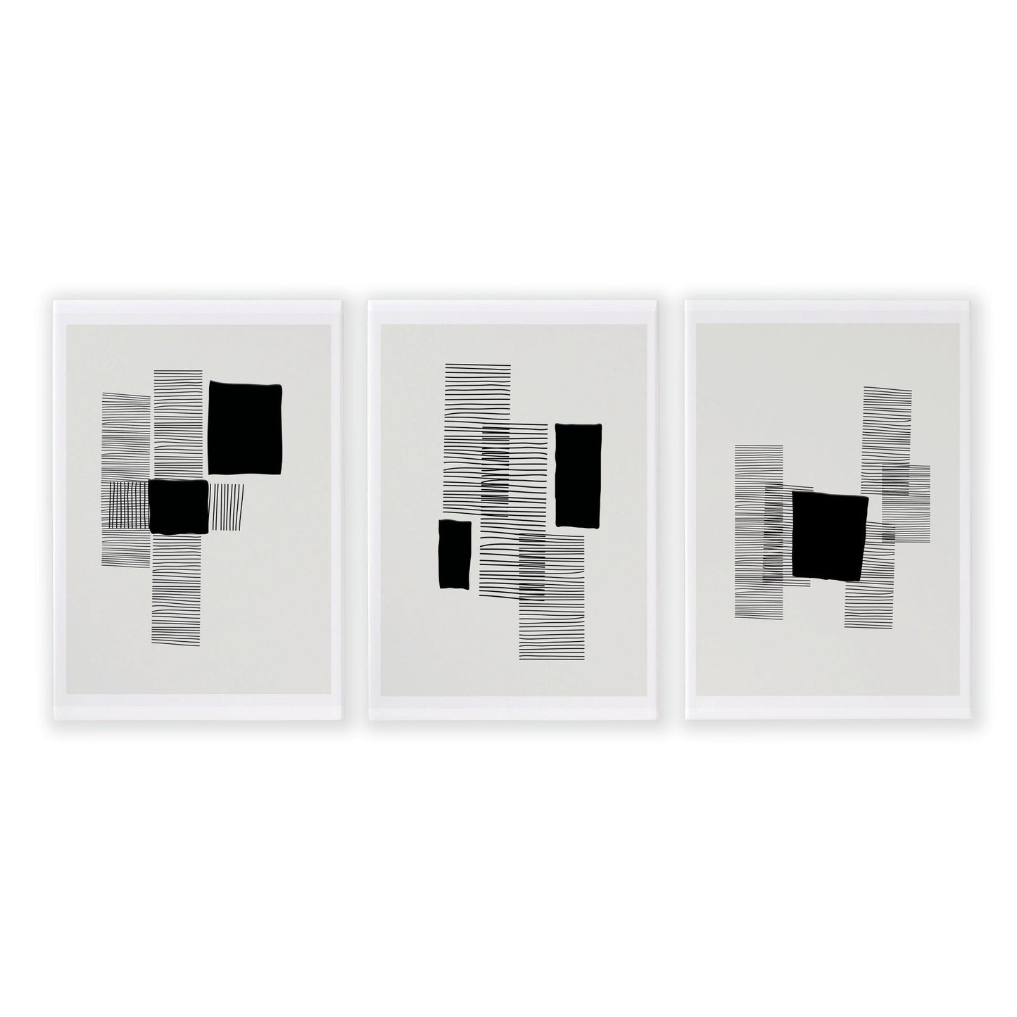 Abstract Artwork Prints | Set of 3 Abstract Wall art Prints
