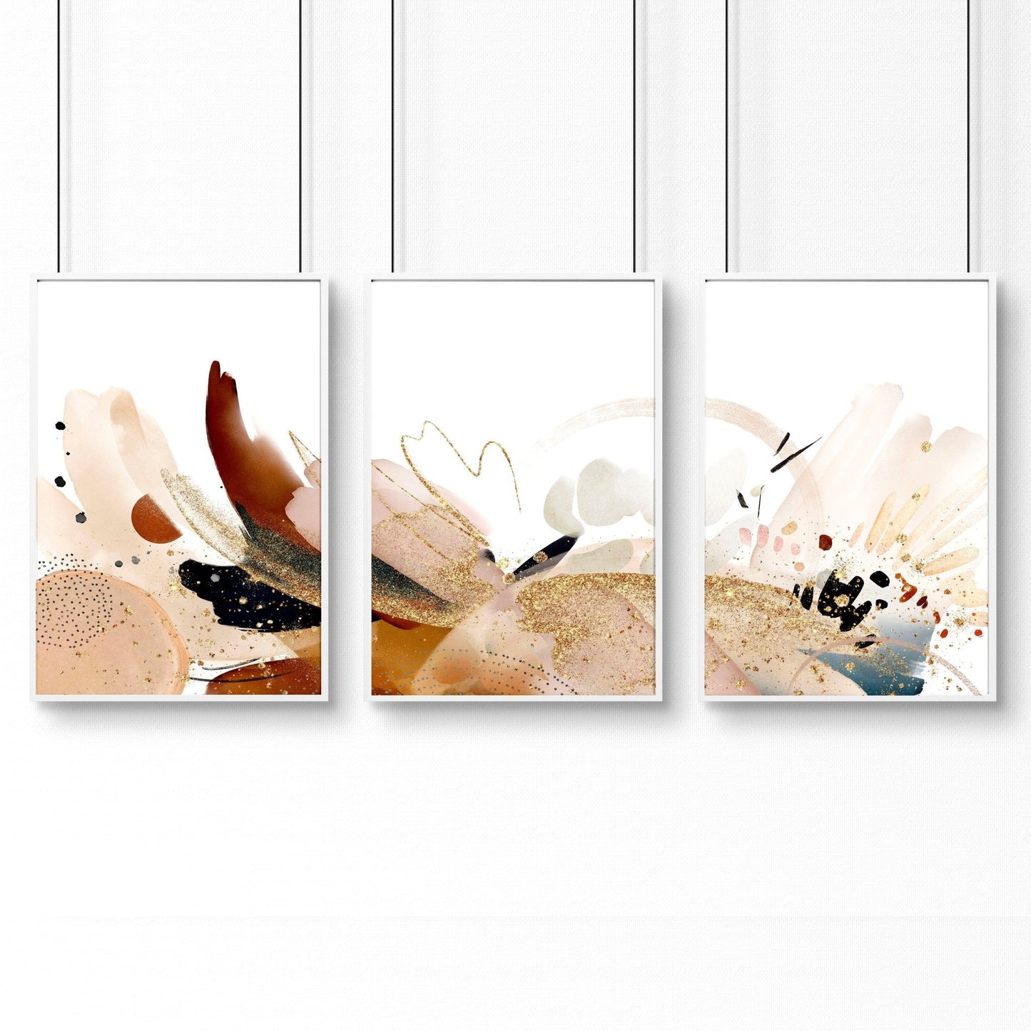 Bathroom Pictures Wall Art | set of 3 framed wall prints
