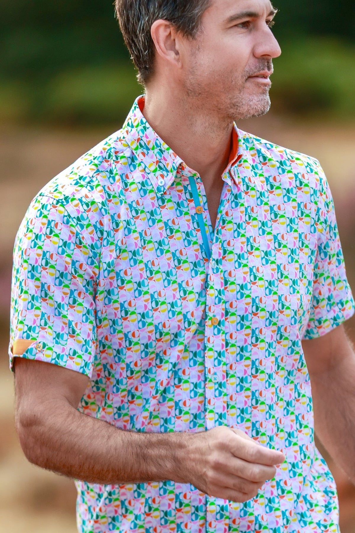 Mod Circles Short Sleeve Shirt